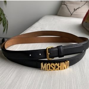Authentic Moschino Black wrap around belt